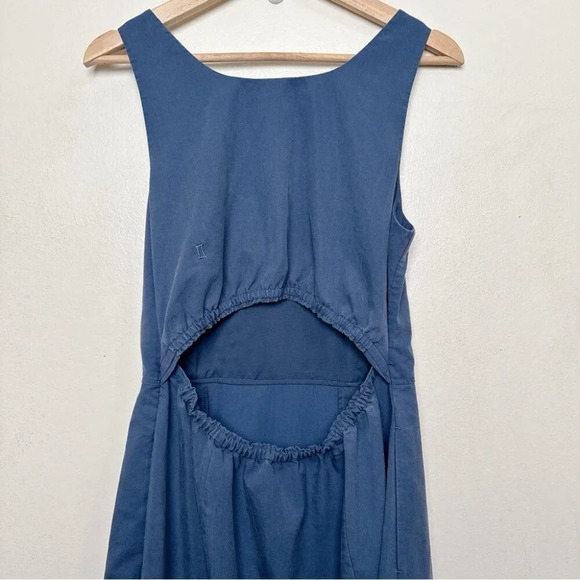 Kit And Ace Womens 10 Sublime Open Back Sleeveless Dress In Navy - Picture 12 of 16